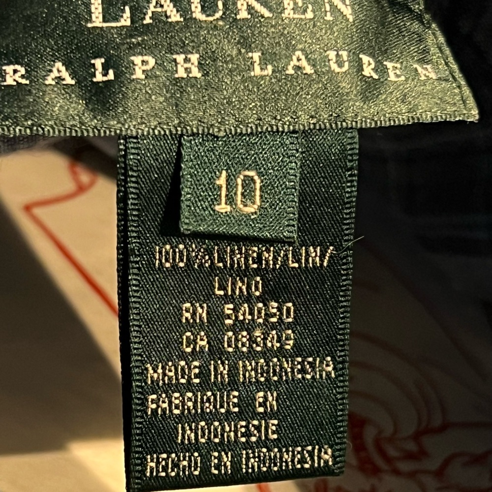 Lauren Ralph Lauren Plaid Button-Up Shirt l 10 - Picture 4 of 4